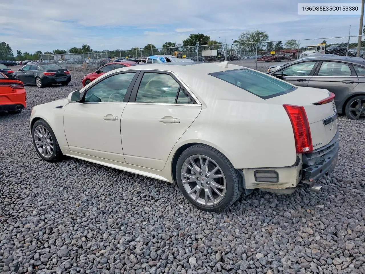 2012 CADILLAC CTS VIN 1G6DS5E35C0153380 — фото 2