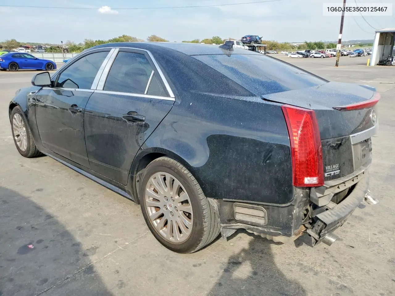 2012 CADILLAC CTS VIN 1G6DJ5E35C0125467 — фото 2