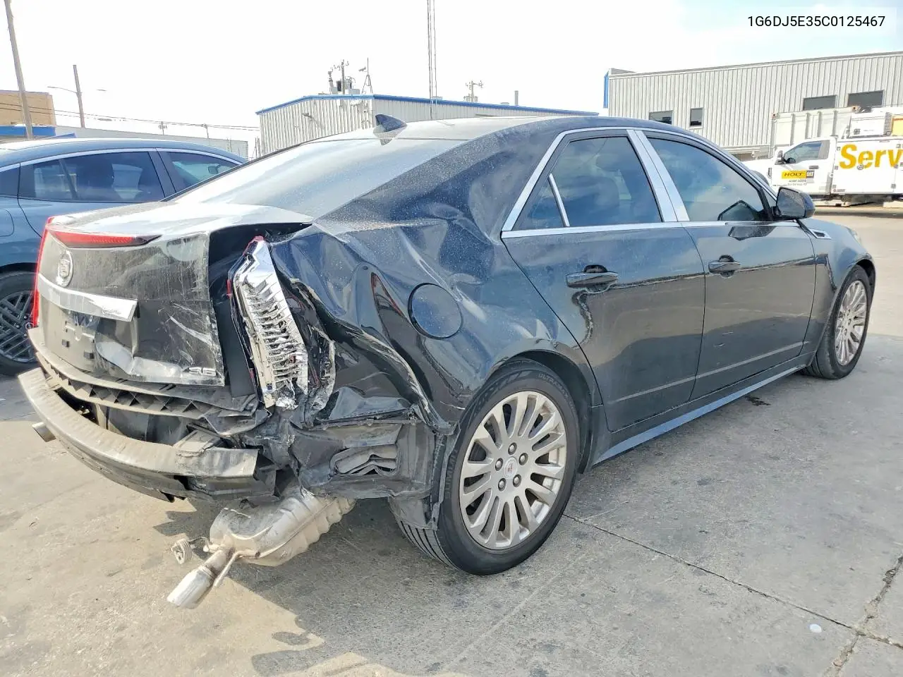 2012 CADILLAC CTS VIN 1G6DJ5E35C0125467 — фото 3