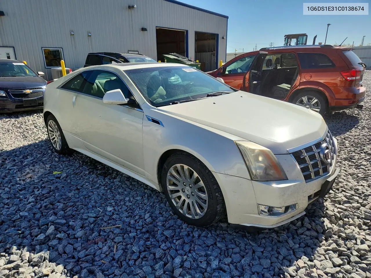 2012 CADILLAC CTS VIN 1G6DS1E31C0138674 — фото 4
