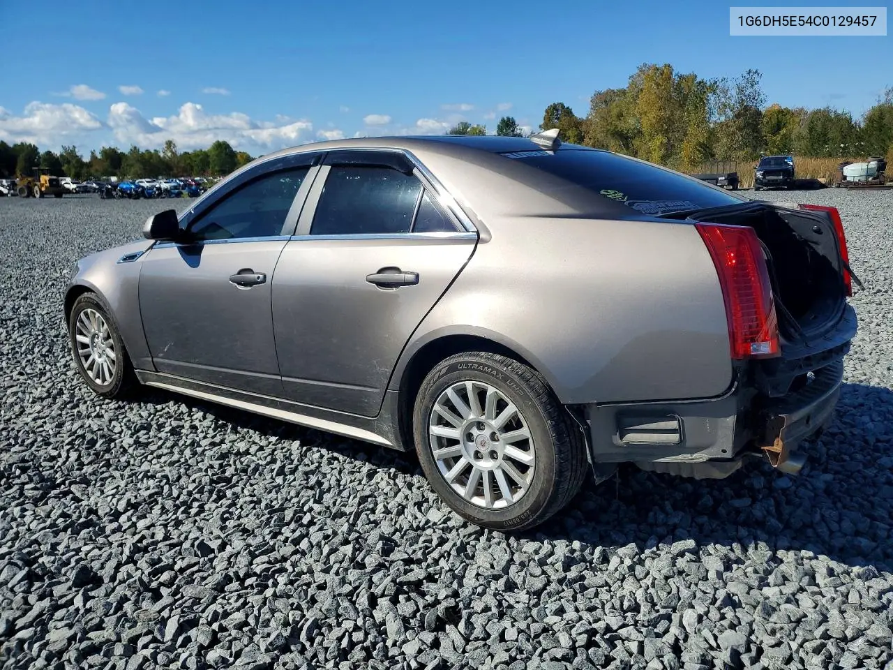 2012 CADILLAC CTS VIN 1G6DH5E54C0129457 — фото 2