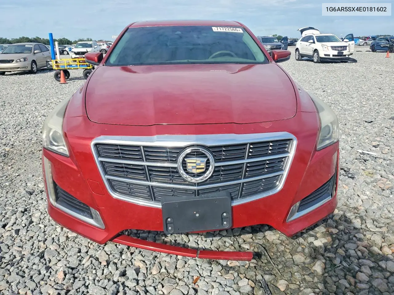 CADILLAC CTS 2014, VIN 1G6AR5SX4E0181602