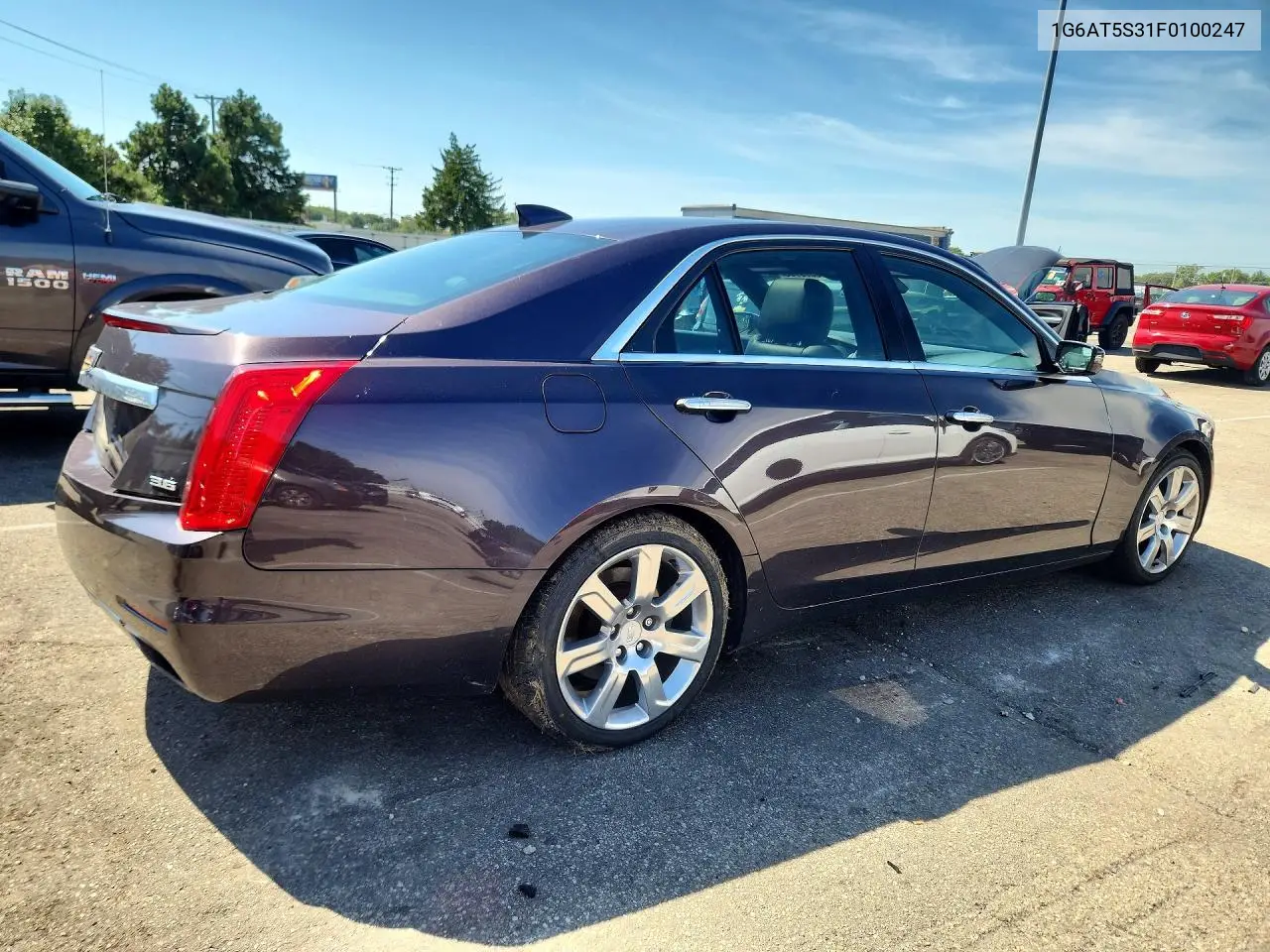 2015 CADILLAC CTS VIN 1G6AT5S31F0100247 — фото 3