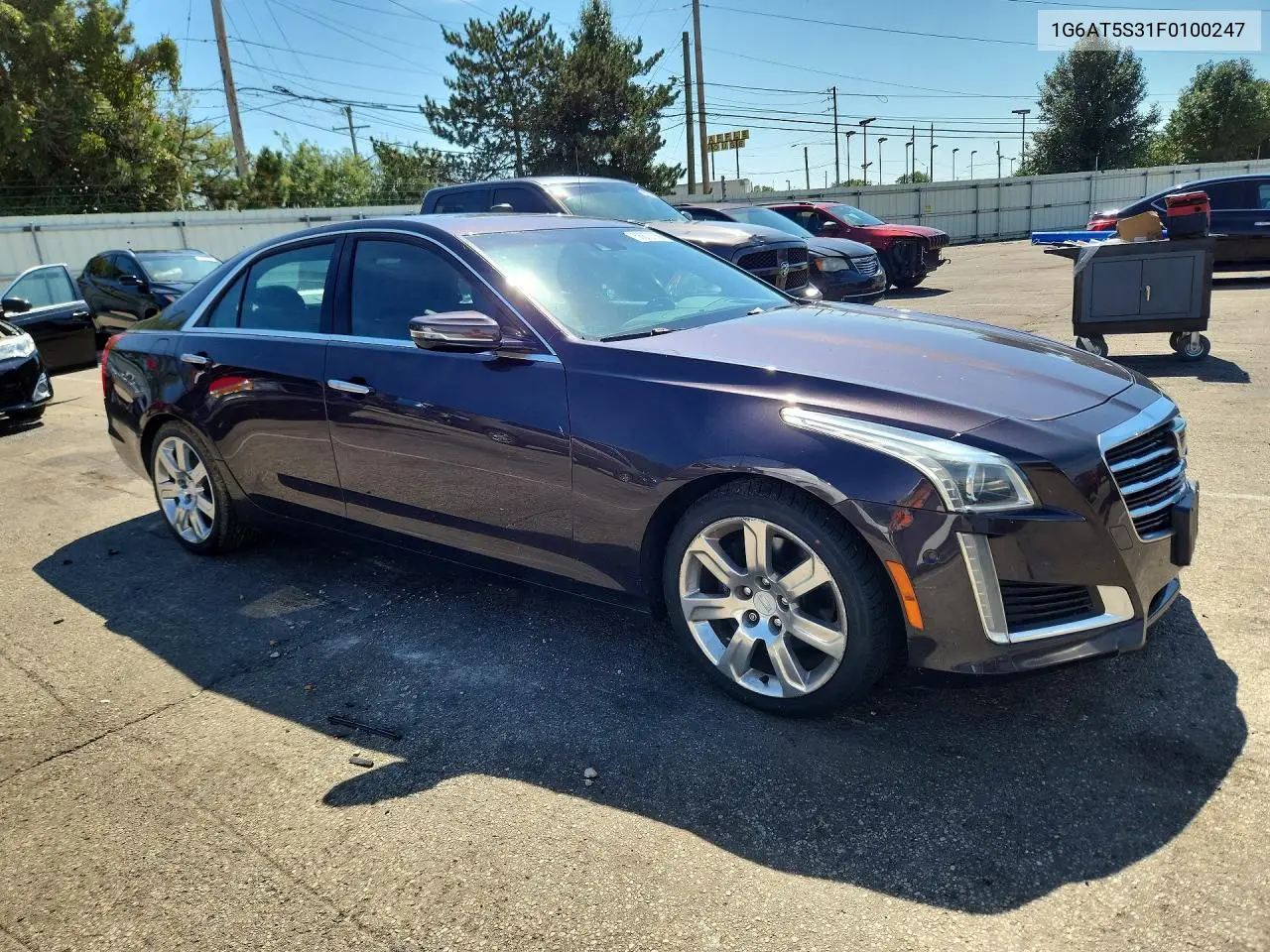 2015 CADILLAC CTS VIN 1G6AT5S31F0100247 — фото 4