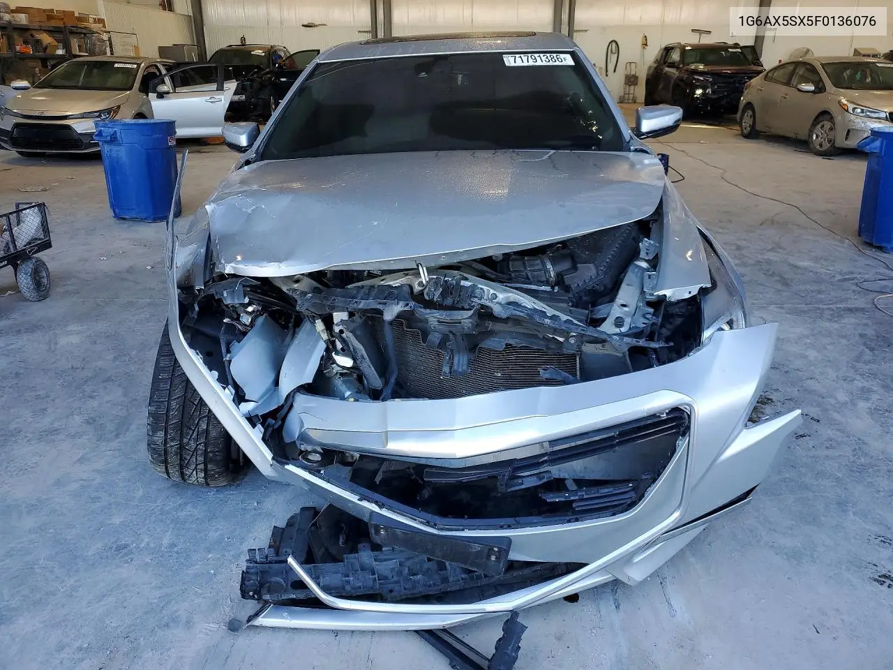 2015 CADILLAC CTS VIN 1G6AX5SX5F0136076 — фото 5