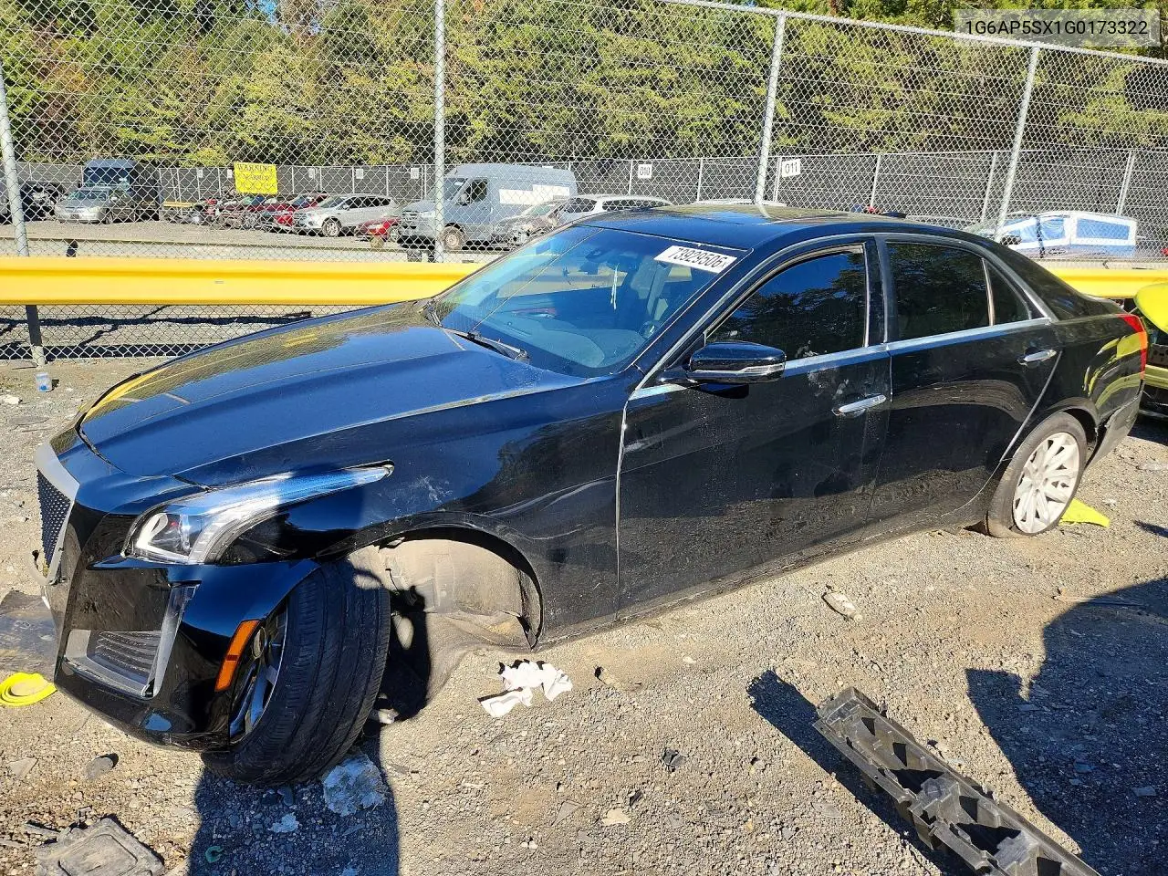 CADILLAC CTS 2016, VIN 1G6AP5SX1G0173322