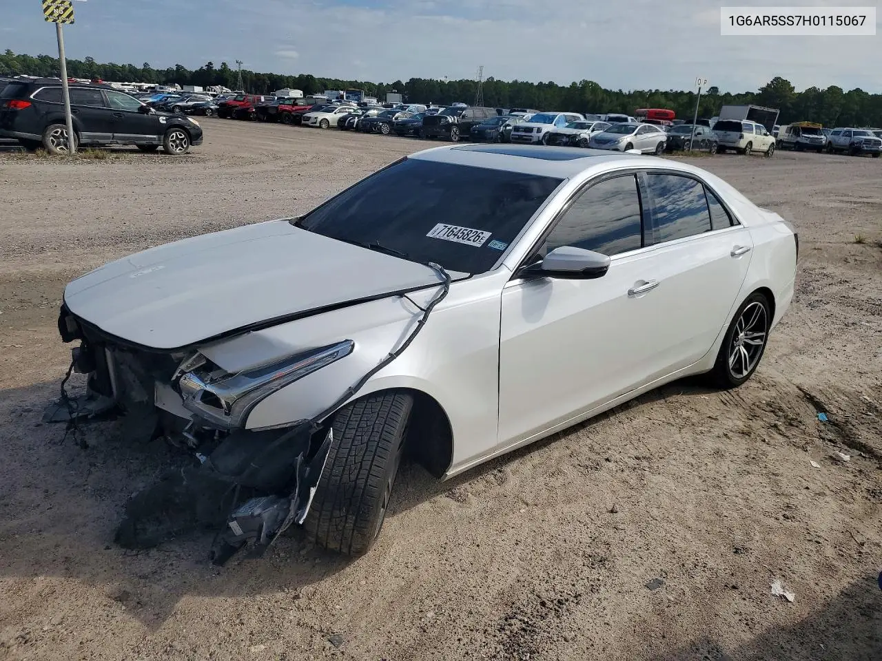 CADILLAC CTS 2017, VIN 1G6AR5SS7H0115067