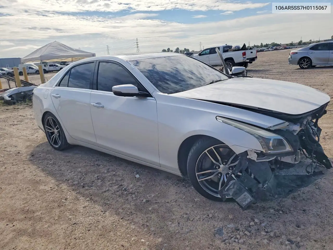 2017 CADILLAC CTS VIN 1G6AR5SS7H0115067 — фото 4