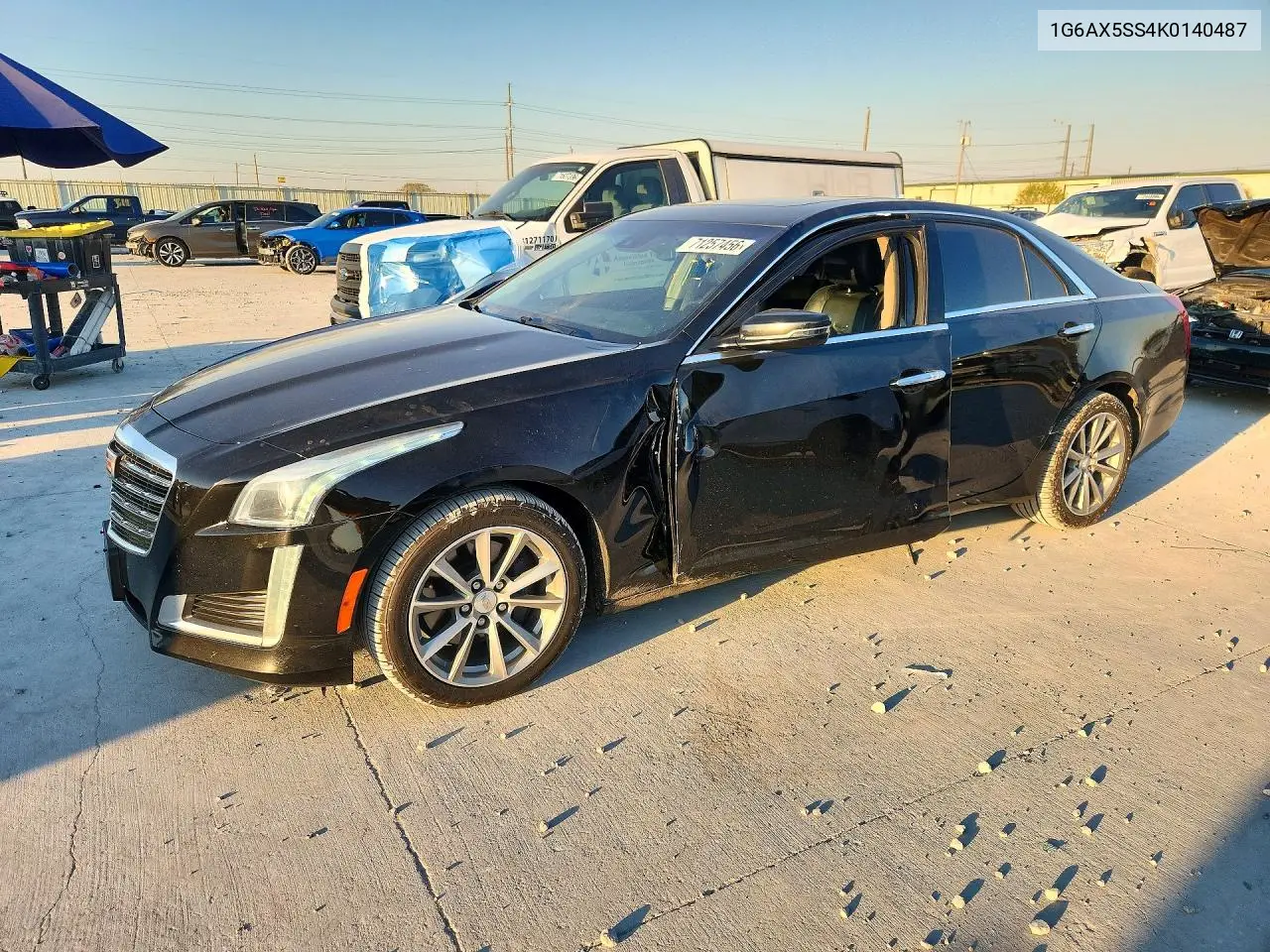 CADILLAC CTS 2019, VIN 1G6AX5SS4K0140487