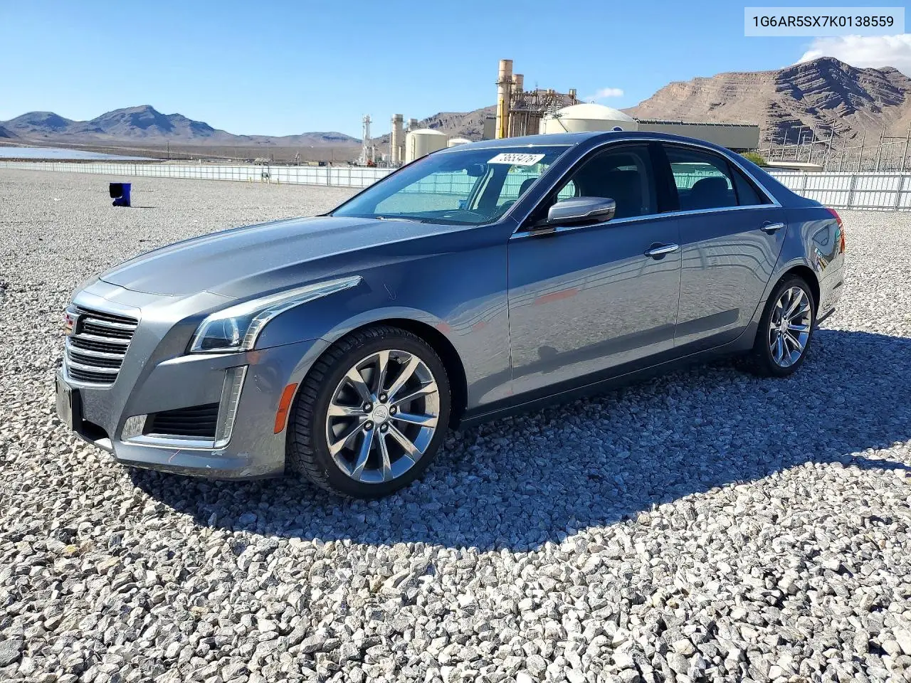 CADILLAC CTS 2019, VIN 1G6AR5SX7K0138559