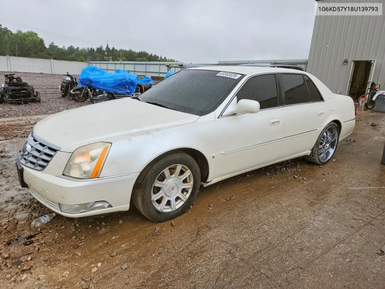 CADILLAC DTS 2008, VIN 1G6KD57Y18U139793