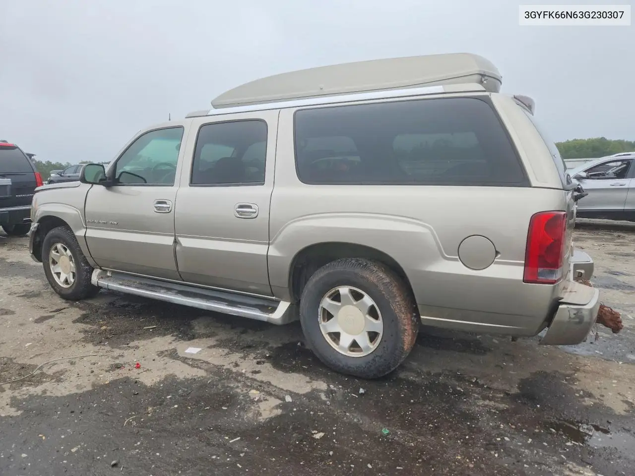 2003 CADILLAC ESCALADE VIN 3GYFK66N63G230307 — фото 2