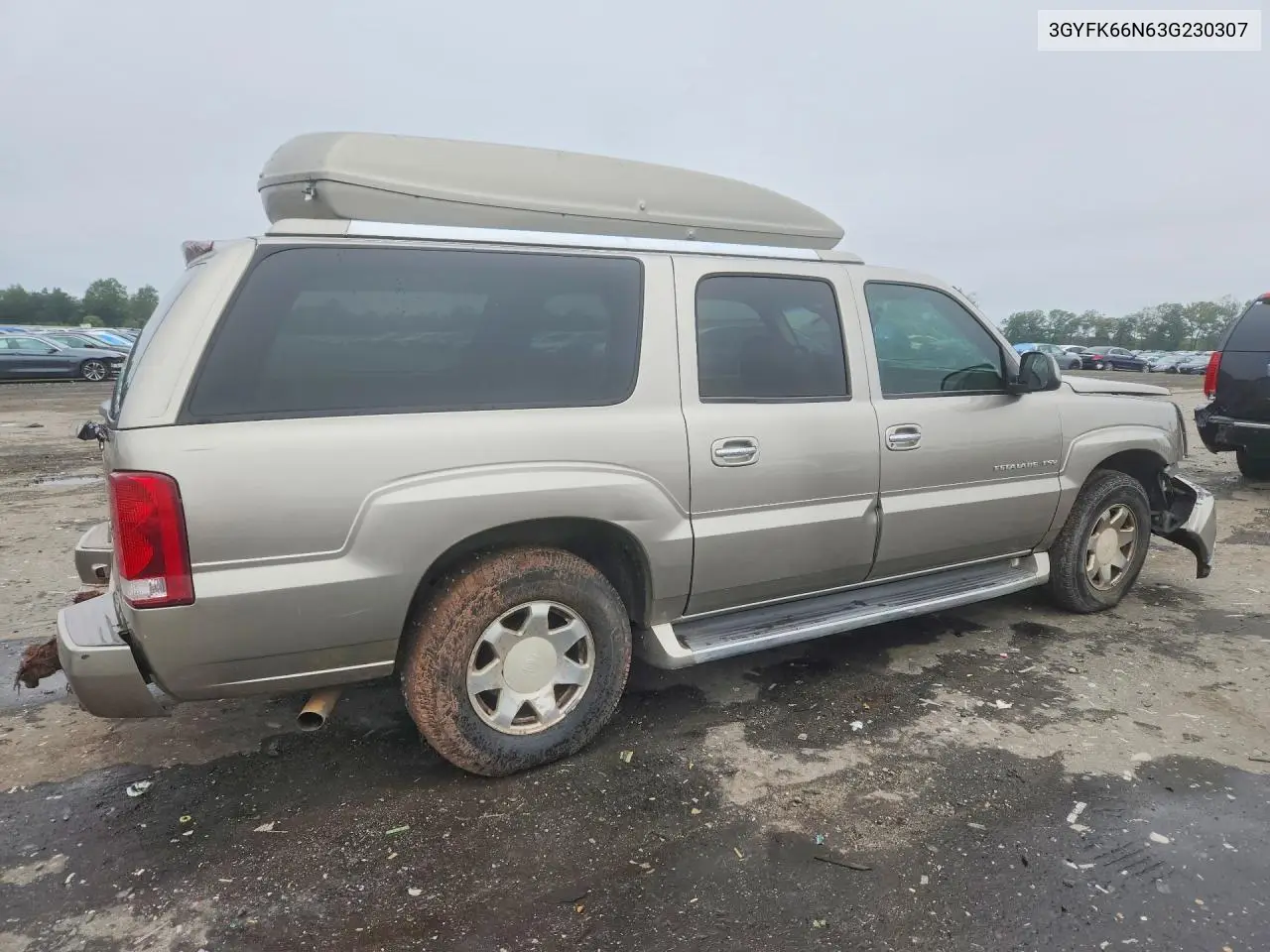 2003 CADILLAC ESCALADE VIN 3GYFK66N63G230307 — фото 3