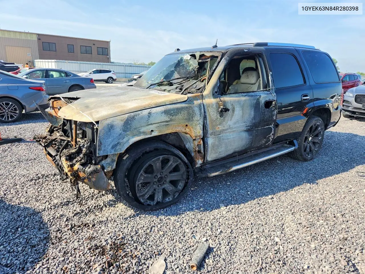 CADILLAC ESCALADE 2004, VIN 1GYEK63N84R280398