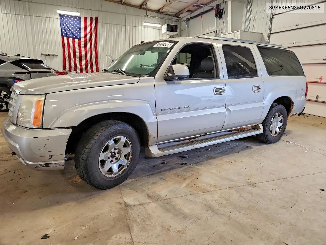 CADILLAC ESCALADE 2005, VIN 3GYFK66N35G270816
