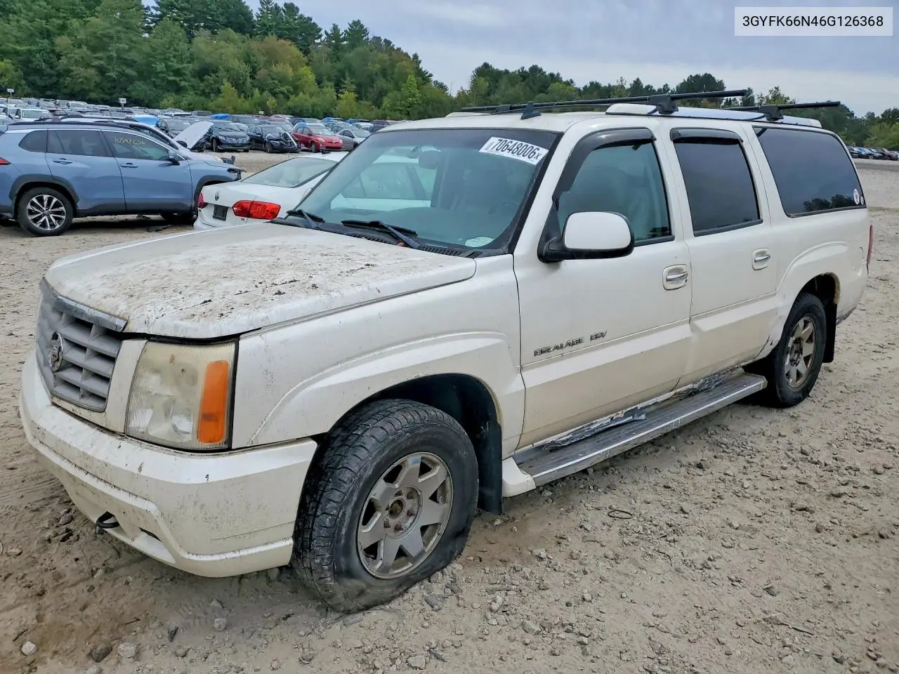 CADILLAC ESCALADE 2006, VIN 3GYFK66N46G126368
