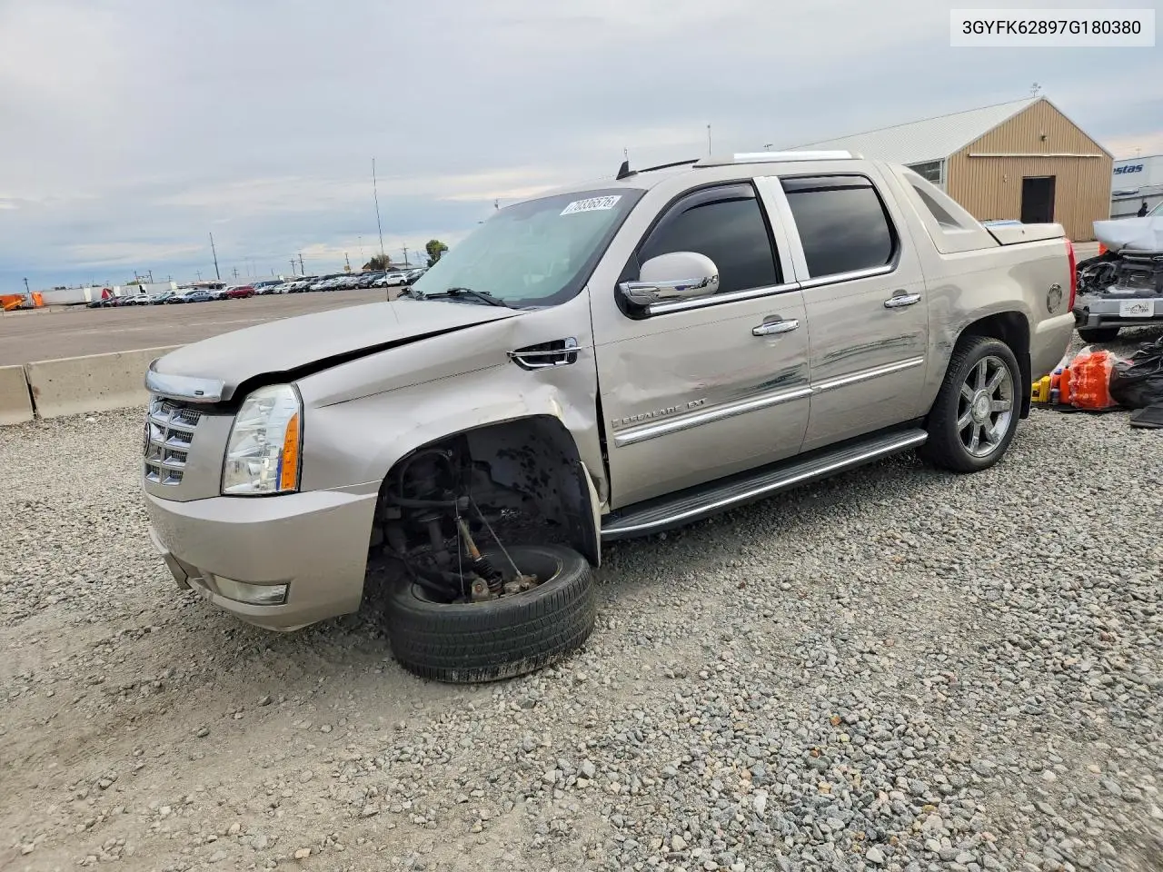 CADILLAC ESCALADE 2007, VIN 3GYFK62897G180380