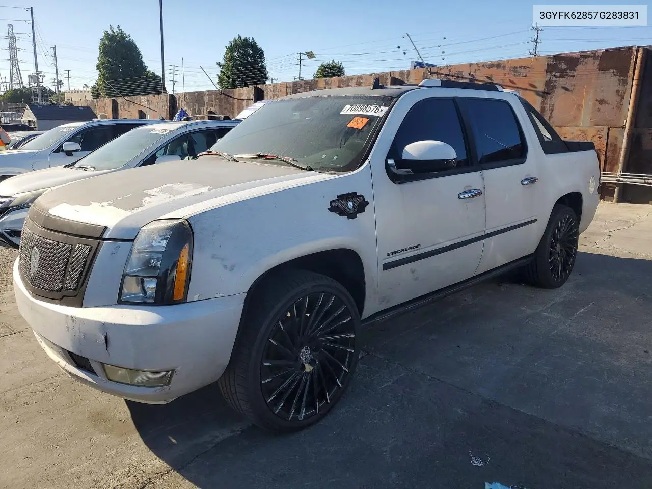 CADILLAC ESCALADE 2007, VIN 3GYFK62857G283831