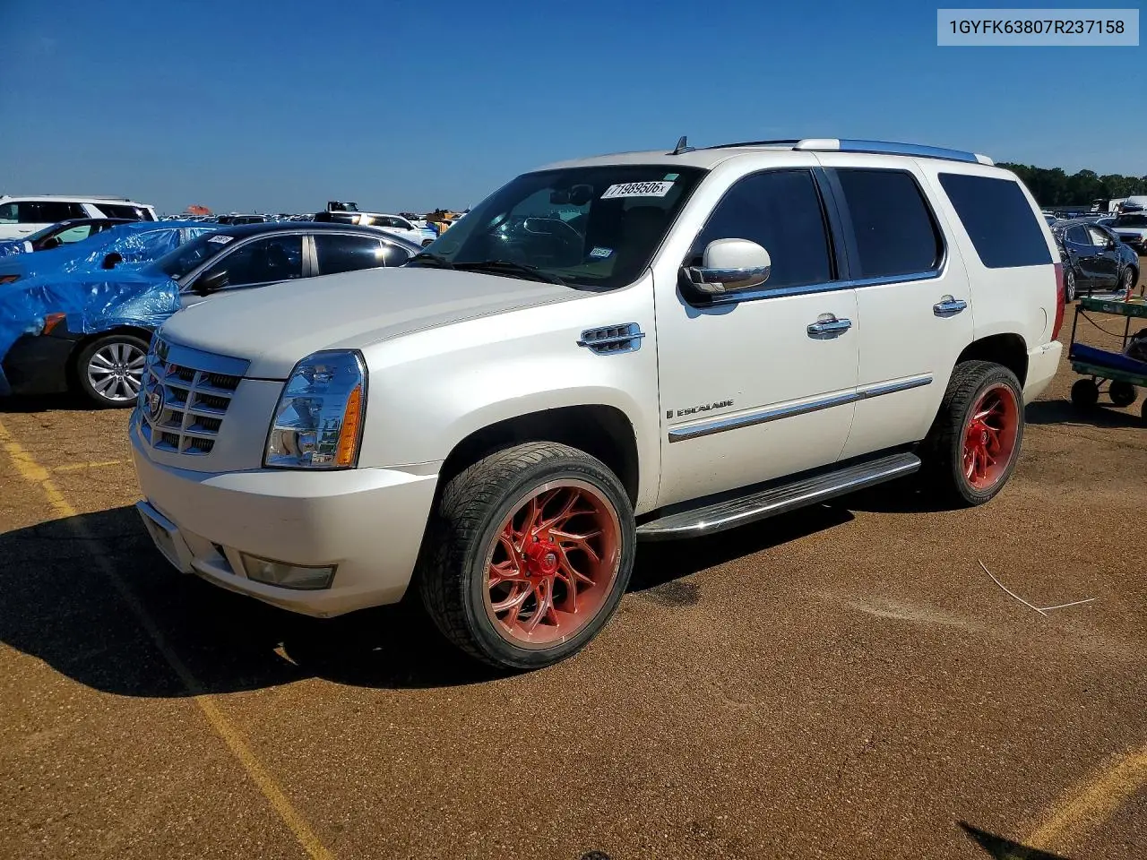 CADILLAC ESCALADE 2007, VIN 1GYFK63807R237158