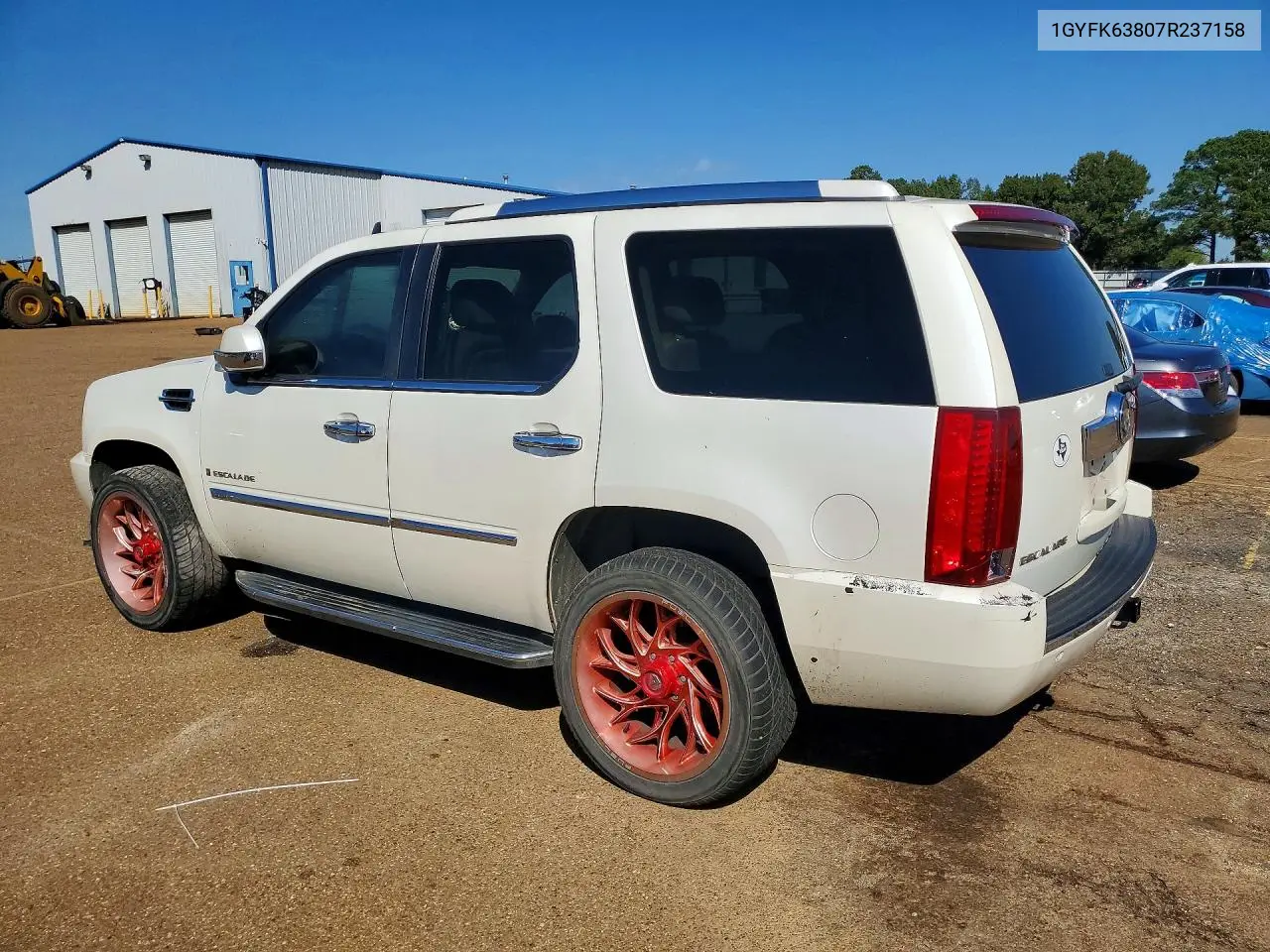2007 CADILLAC ESCALADE VIN 1GYFK63807R237158 — фото 2