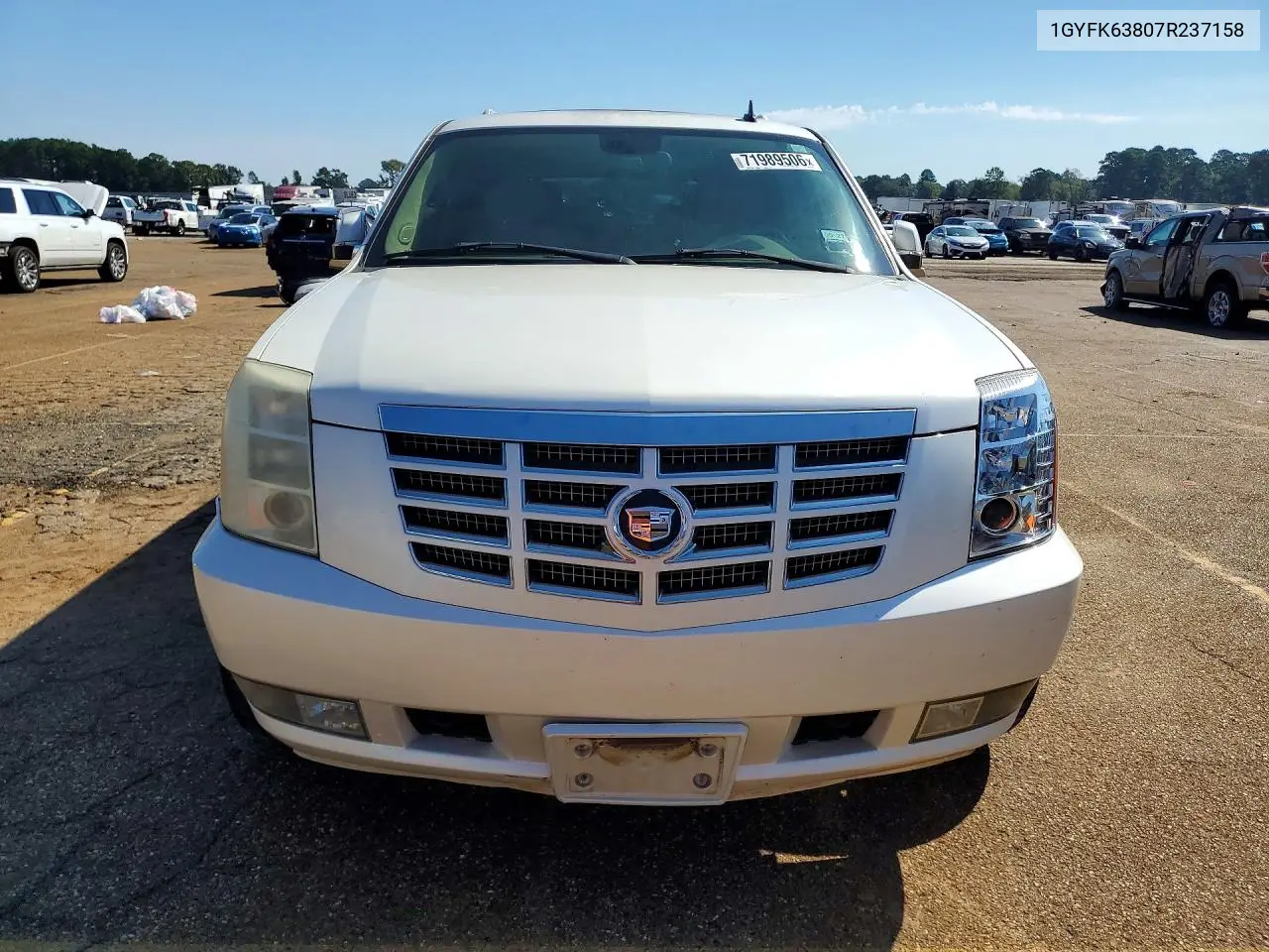 2007 CADILLAC ESCALADE VIN 1GYFK63807R237158 — фото 5