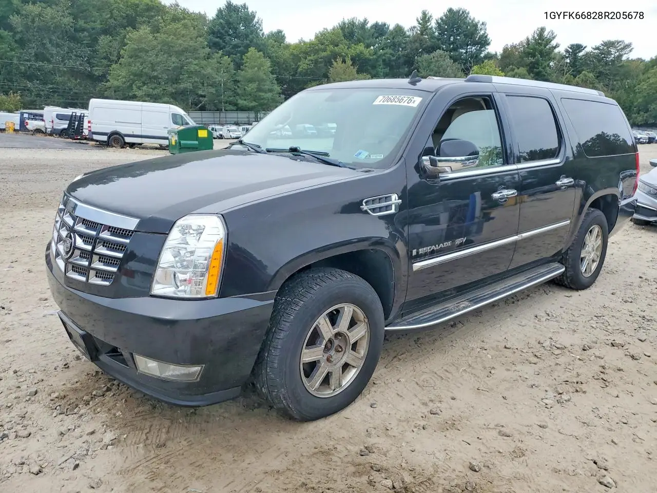 CADILLAC ESCALADE 2008, VIN 1GYFK66828R205678
