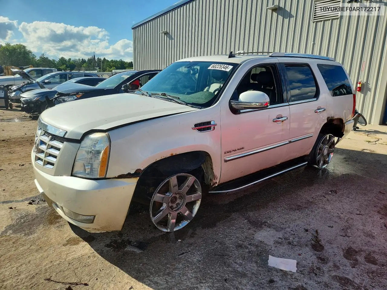 CADILLAC ESCALADE 2010, VIN 1GYUKBEF0AR172217
