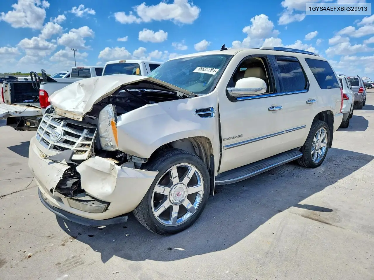 CADILLAC ESCALADE 2011, VIN 1GYS4AEFXBR329913
