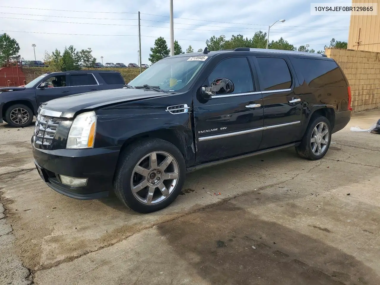 CADILLAC ESCALADE 2011, VIN 1GYS4JEF0BR129865