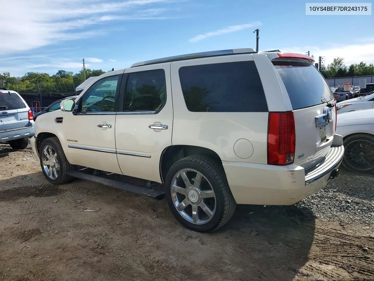2013 CADILLAC ESCALADE VIN 1GYS4BEF7DR243175 — фото 2