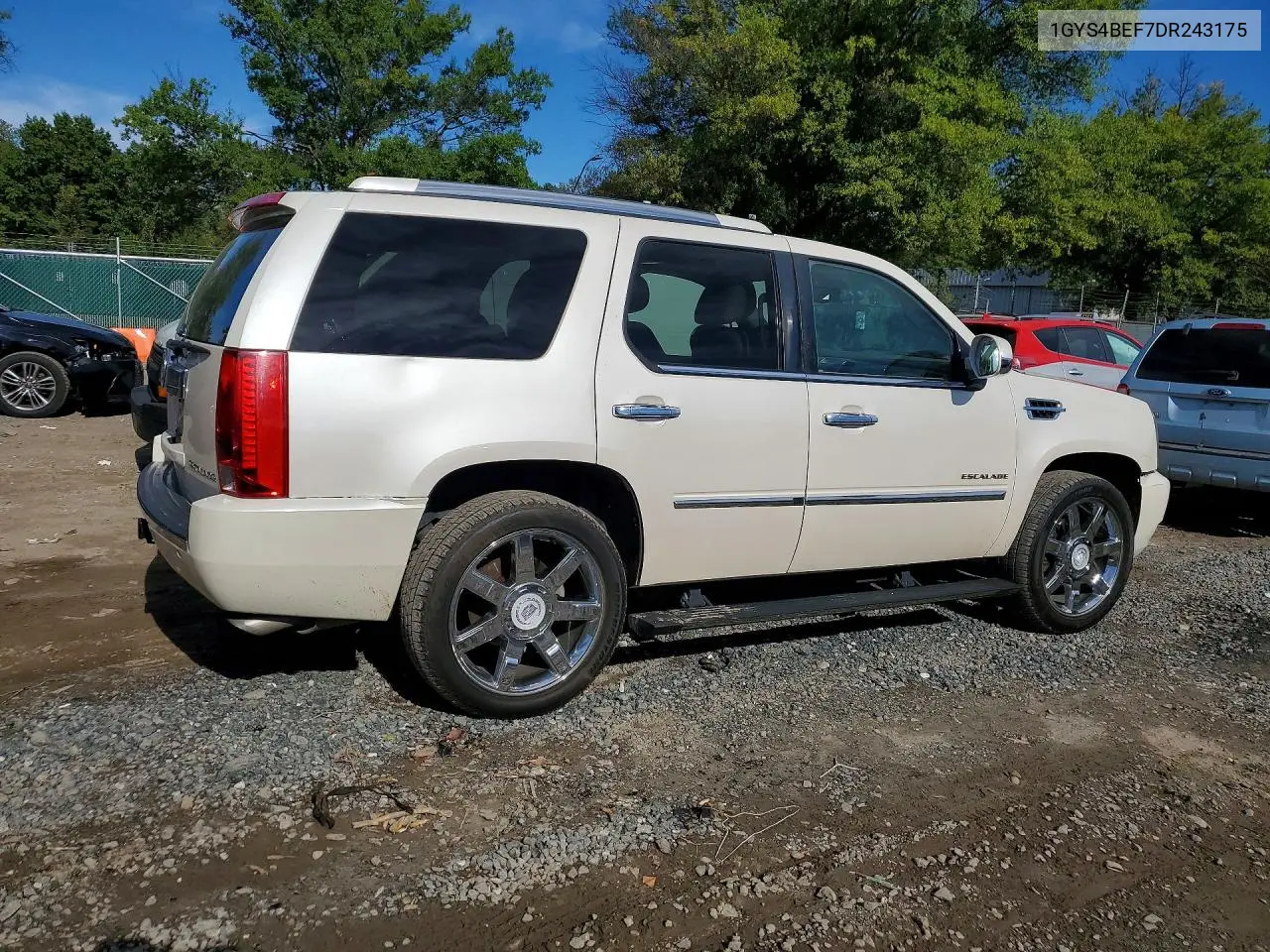 2013 CADILLAC ESCALADE VIN 1GYS4BEF7DR243175 — фото 3