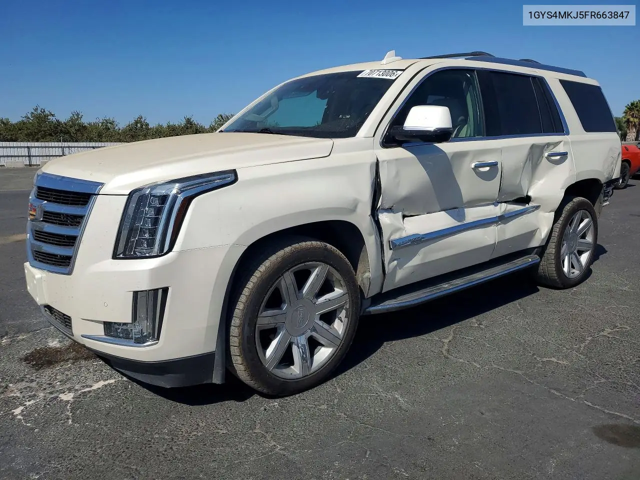 CADILLAC ESCALADE 2015, VIN 1GYS4MKJ5FR663847