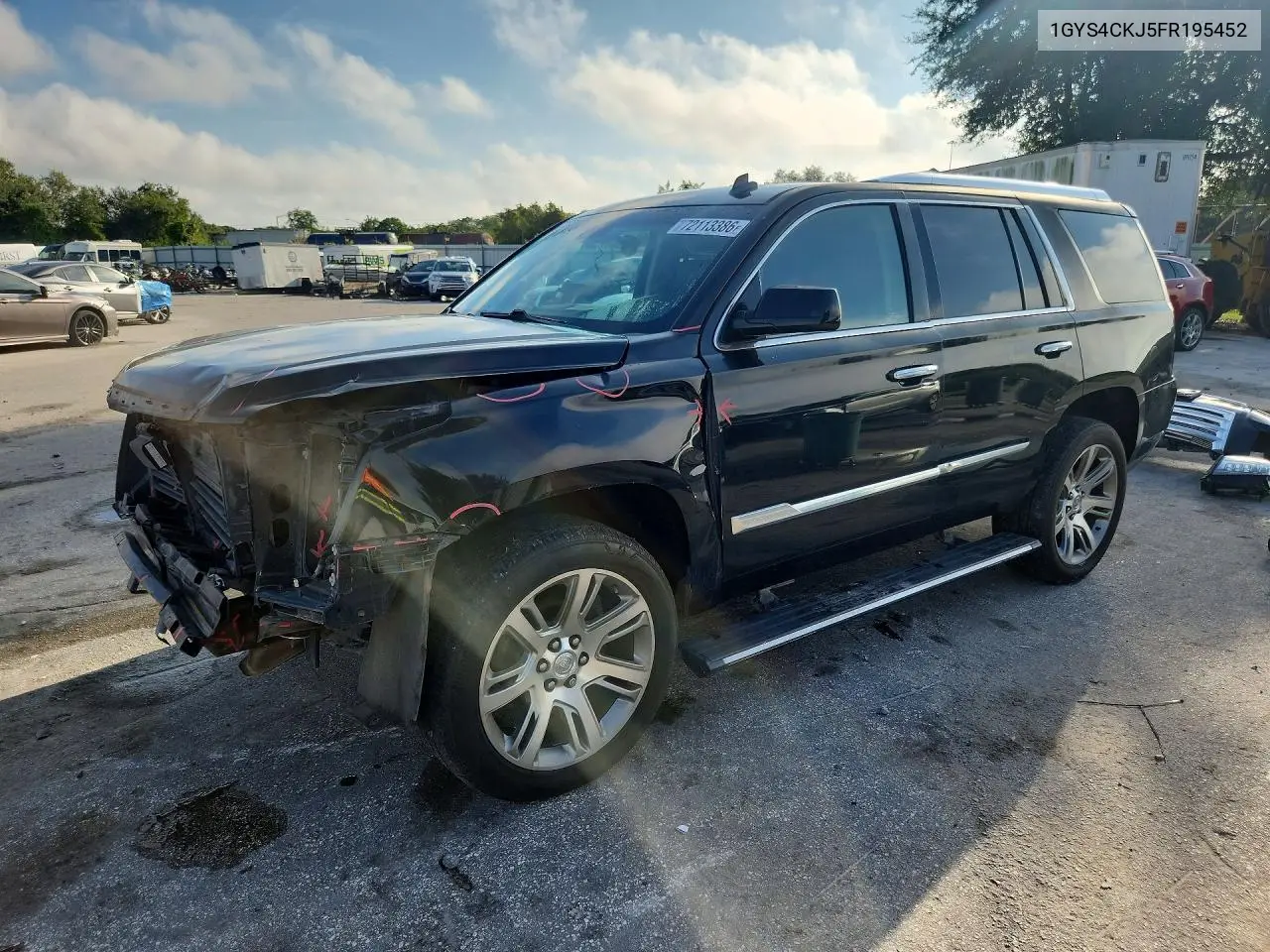 CADILLAC ESCALADE 2015, VIN 1GYS4CKJ5FR195452
