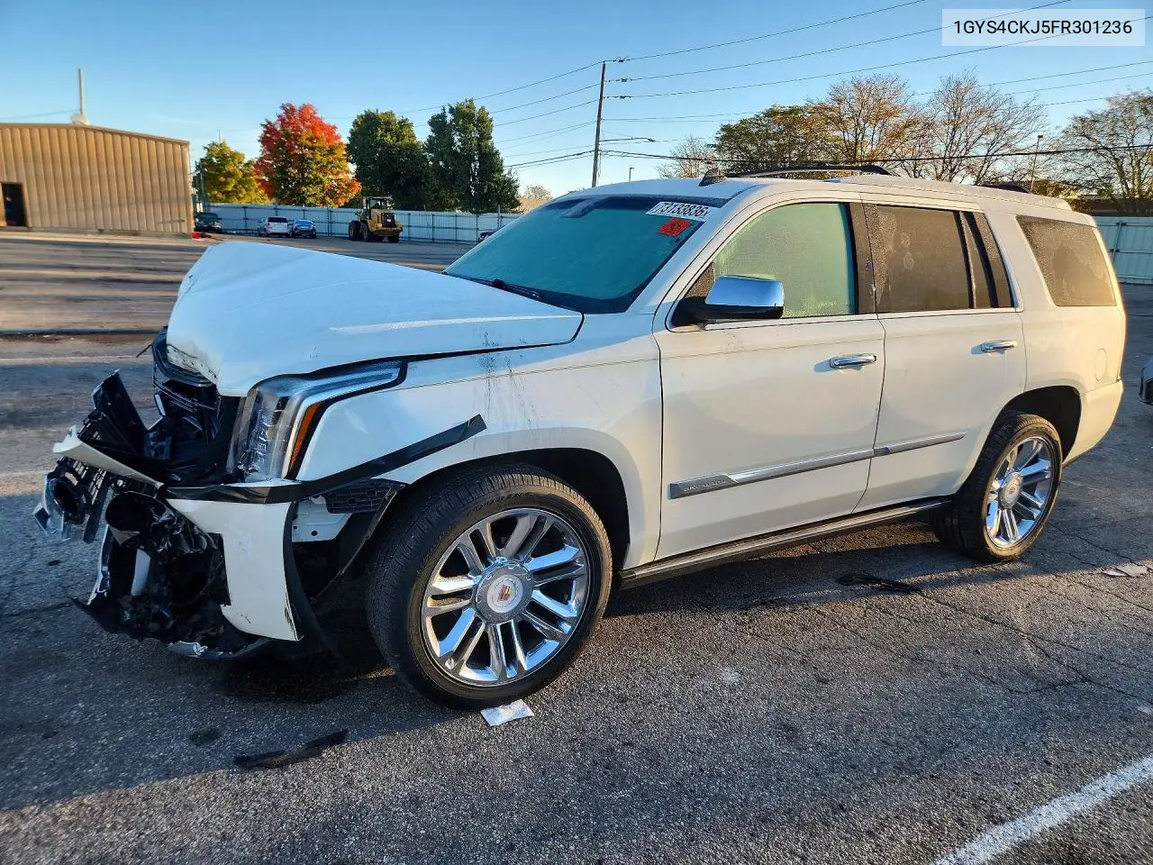 CADILLAC ESCALADE 2015, VIN 1GYS4CKJ5FR301236