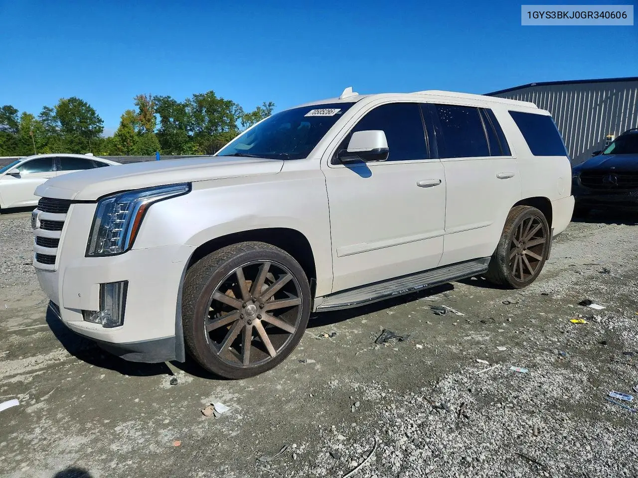 CADILLAC ESCALADE 2016, VIN 1GYS3BKJ0GR340606