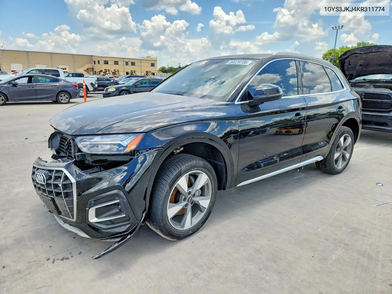 AUDI Q5 2019, VIN WA1ABAFY1P211958V