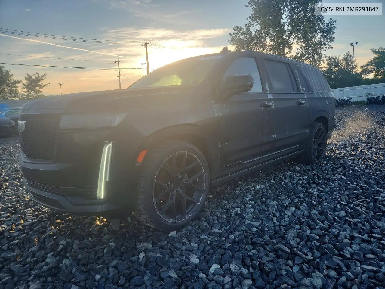 CADILLAC ESCALADE 2021, VIN 1GYS4RKL2MR291847