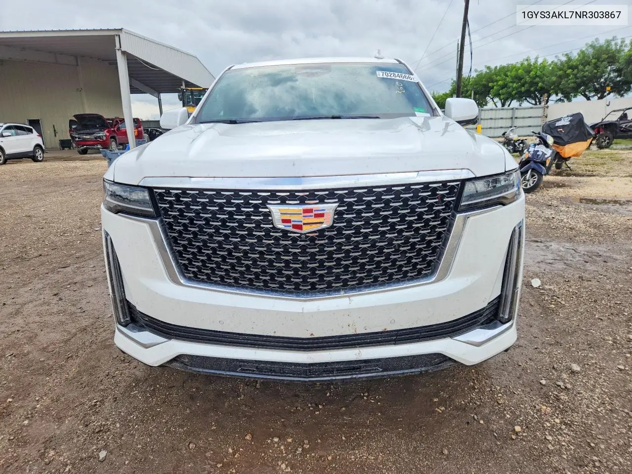 2022 CADILLAC ESCALADE VIN 1GYS3AKL7NR303867 — фото 5