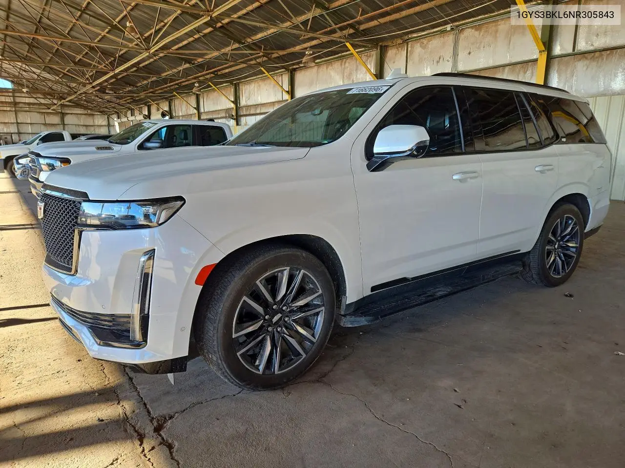 CADILLAC ESCALADE 2022, VIN 1GYS3BKL6NR305843