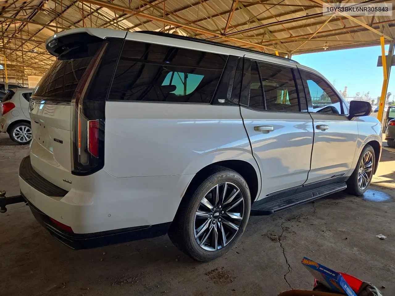 2022 CADILLAC ESCALADE VIN 1GYS3BKL6NR305843 — фото 3