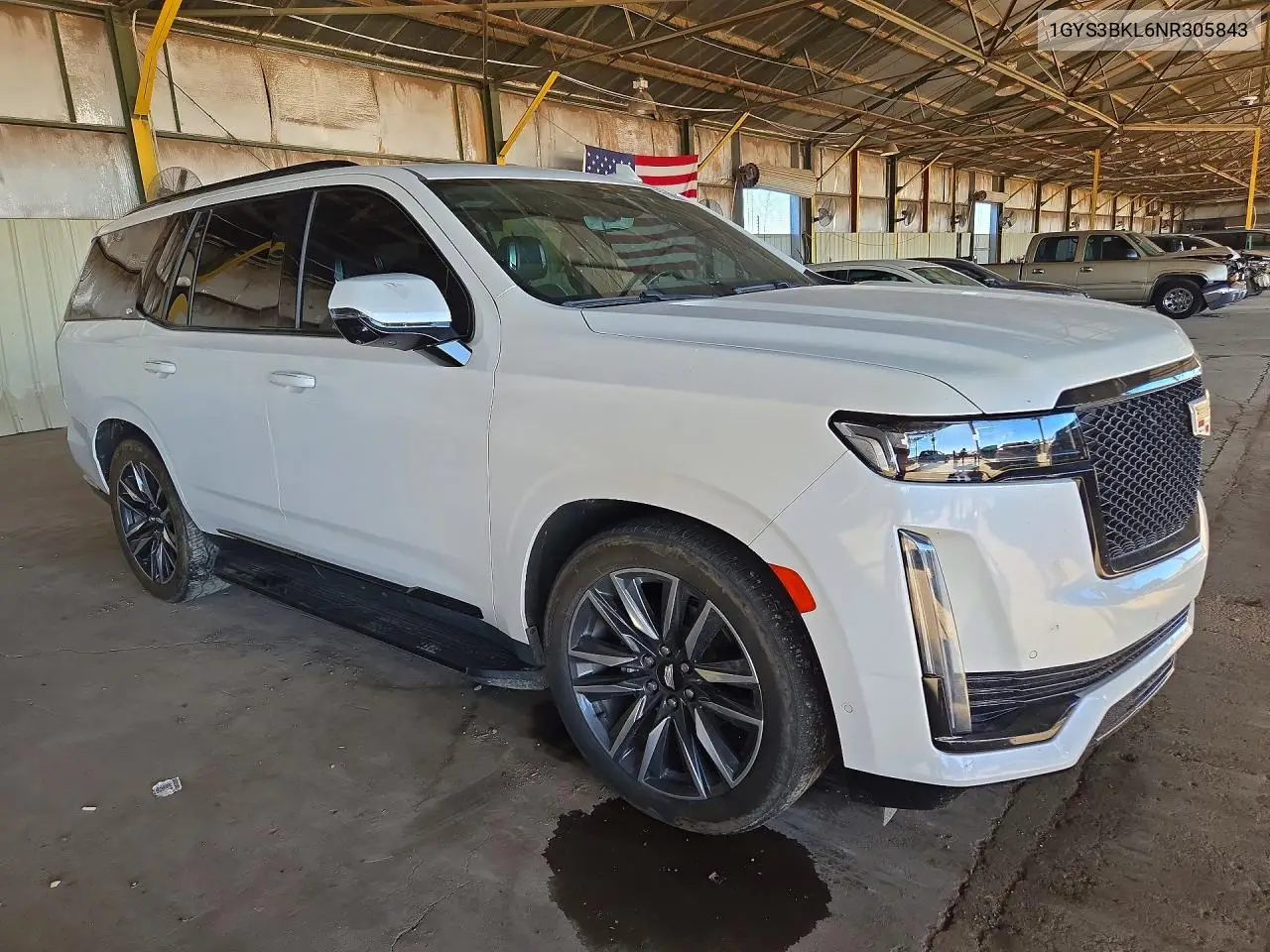 2022 CADILLAC ESCALADE VIN 1GYS3BKL6NR305843 — фото 4