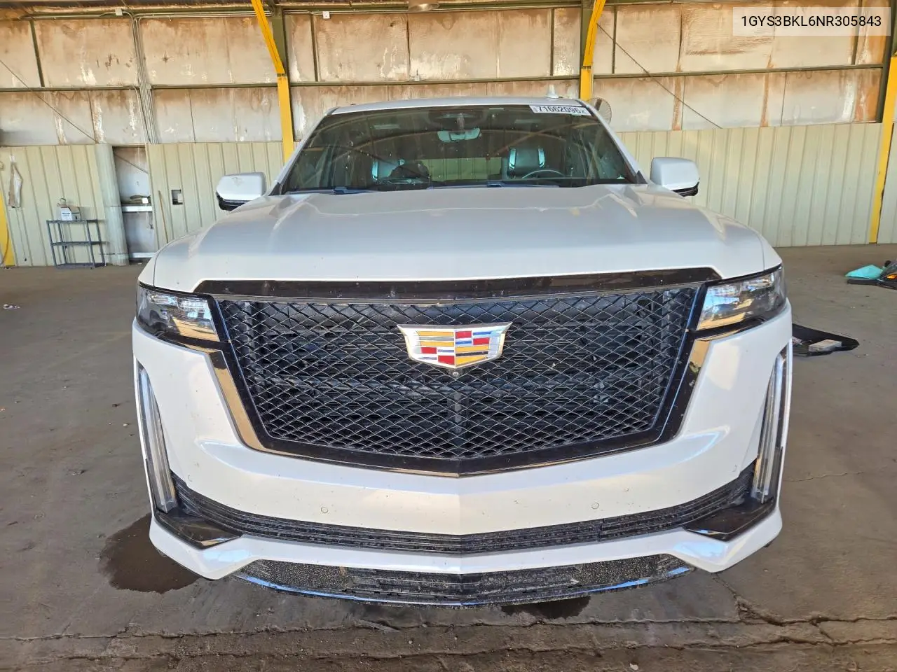 2022 CADILLAC ESCALADE VIN 1GYS3BKL6NR305843 — фото 5