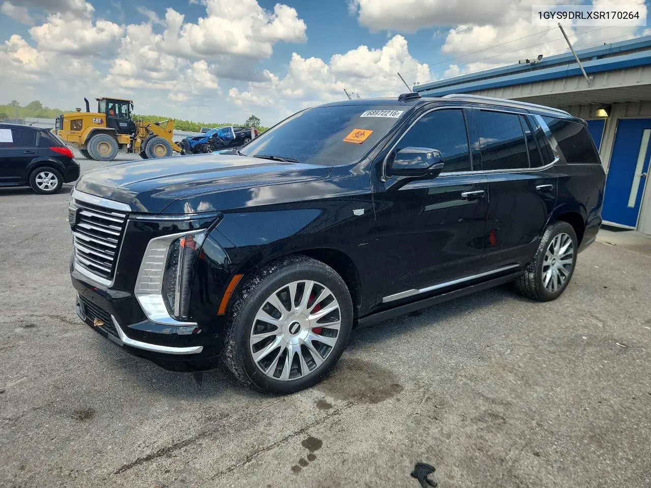 CADILLAC ESCALADE 2025, VIN 1GYS9DRLXSR170264