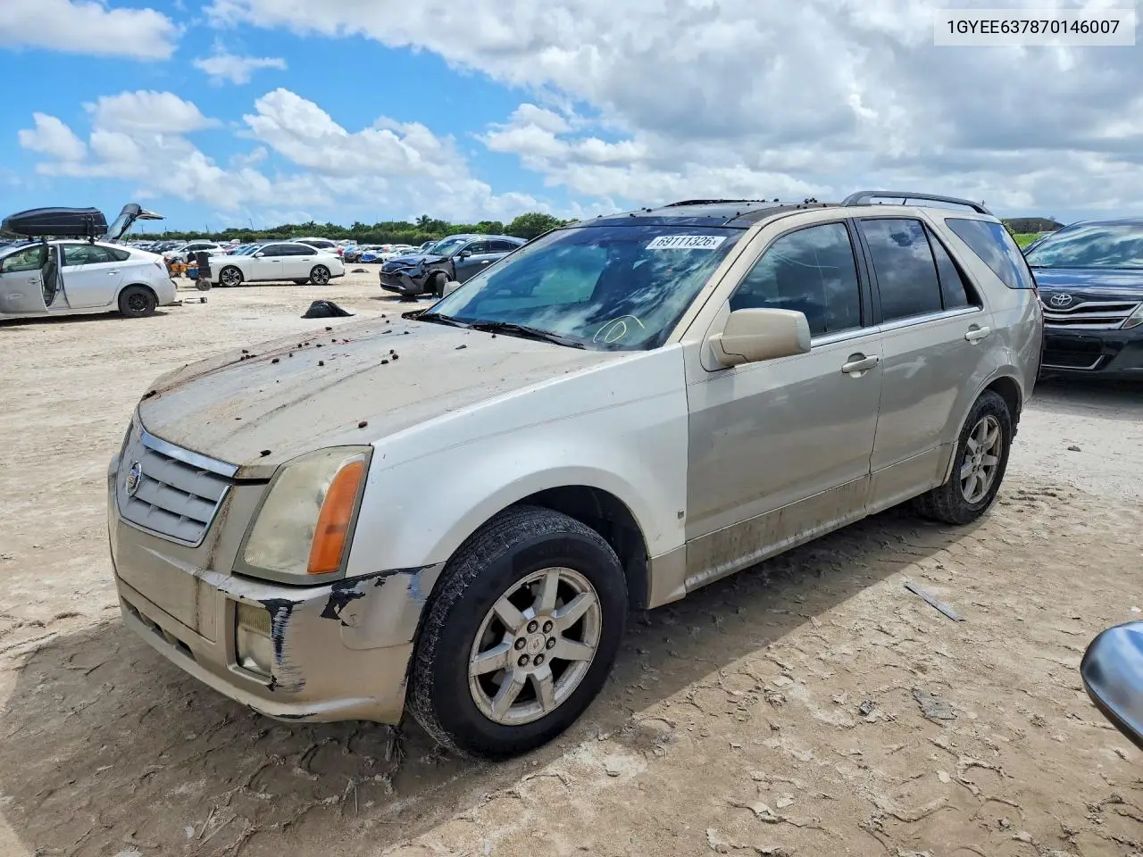 CADILLAC SRX 2007, VIN 1GYEE637870146007