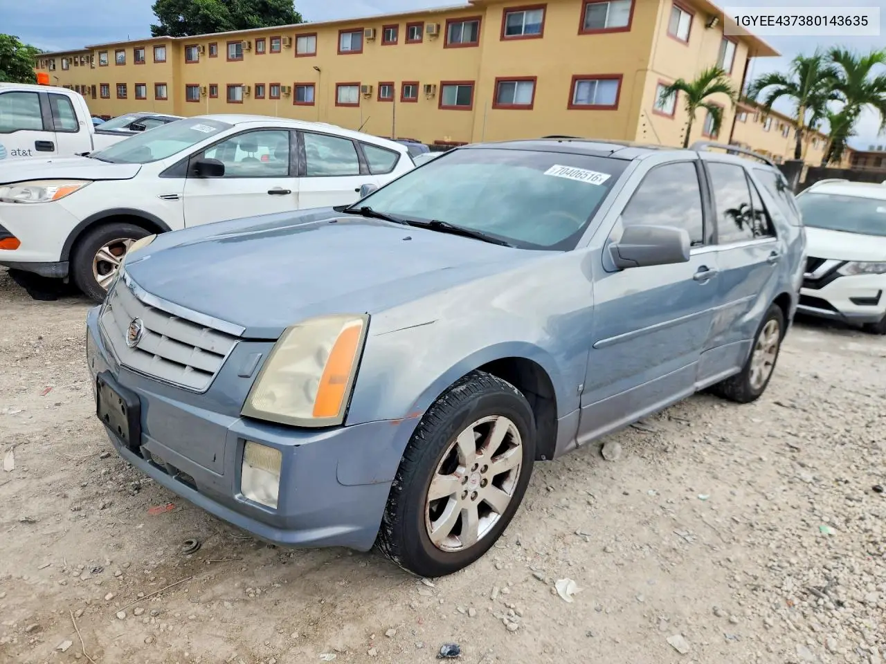 CADILLAC SRX 2008, VIN 1GYEE437380143635
