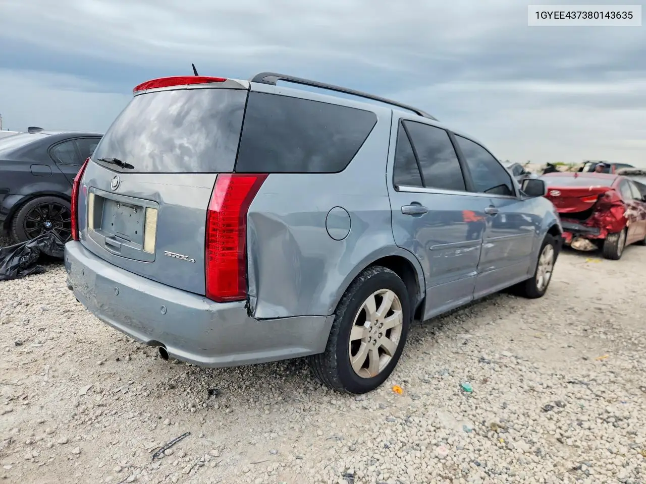 2008 CADILLAC SRX VIN 1GYEE437380143635 — фото 3
