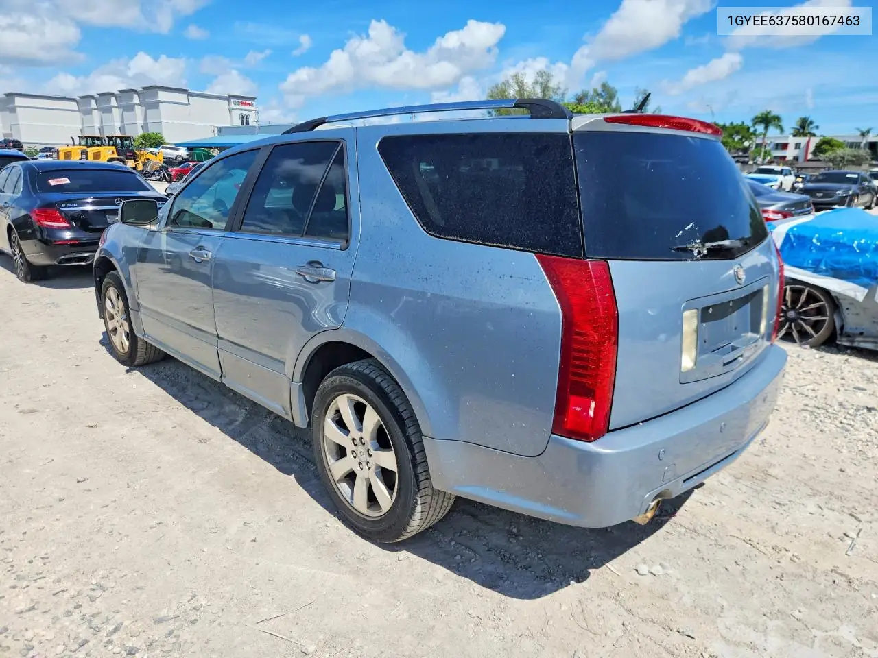 2008 CADILLAC SRX VIN 1GYEE637580167463 — фото 2