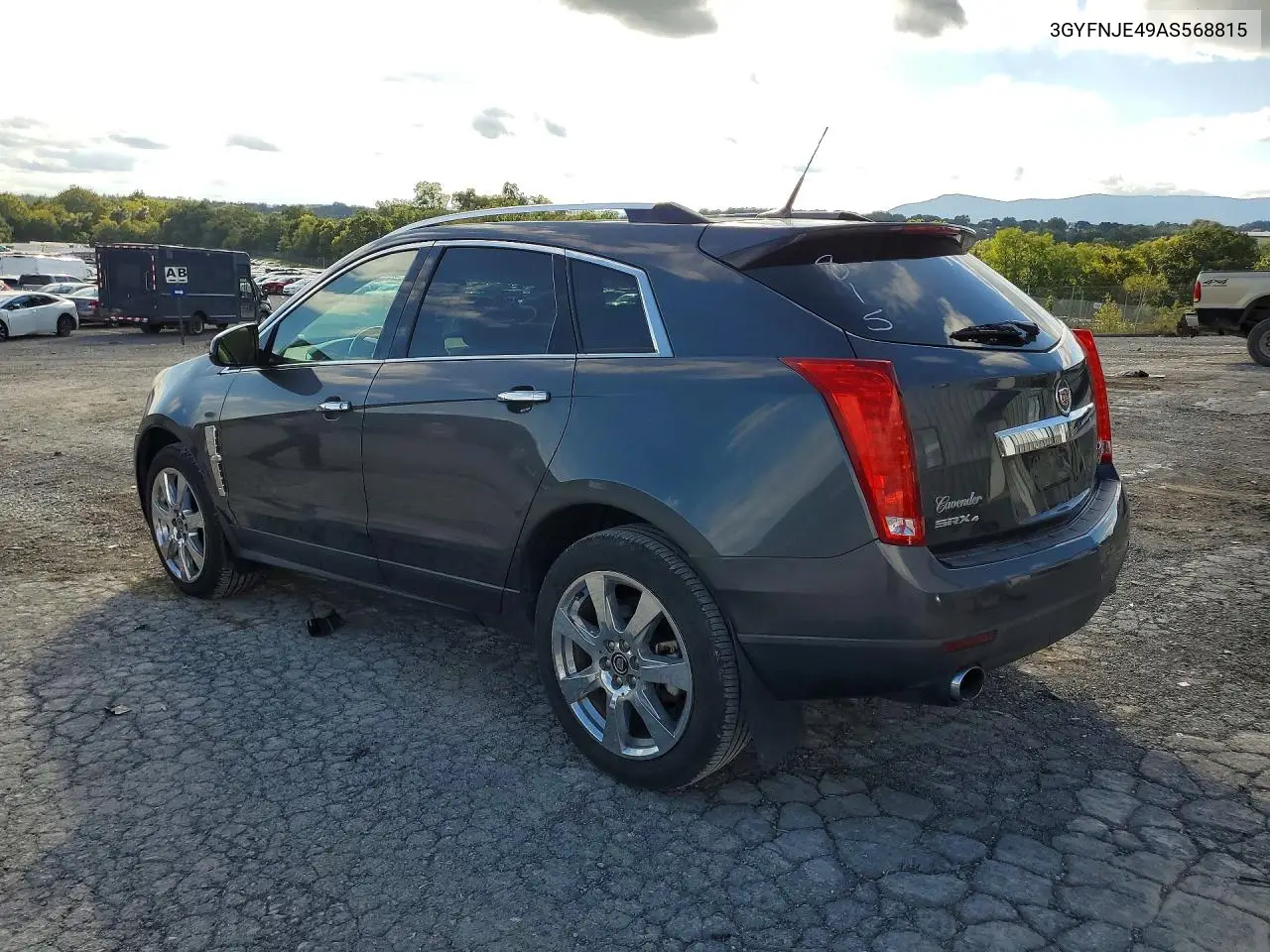 2010 CADILLAC SRX VIN 3GYFNJE49AS568815 — фото 2