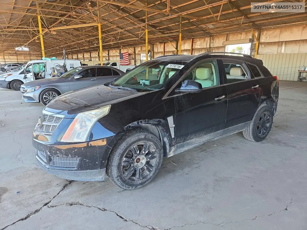 CADILLAC SRX 2010, VIN 3GYFNAEY4AS516317