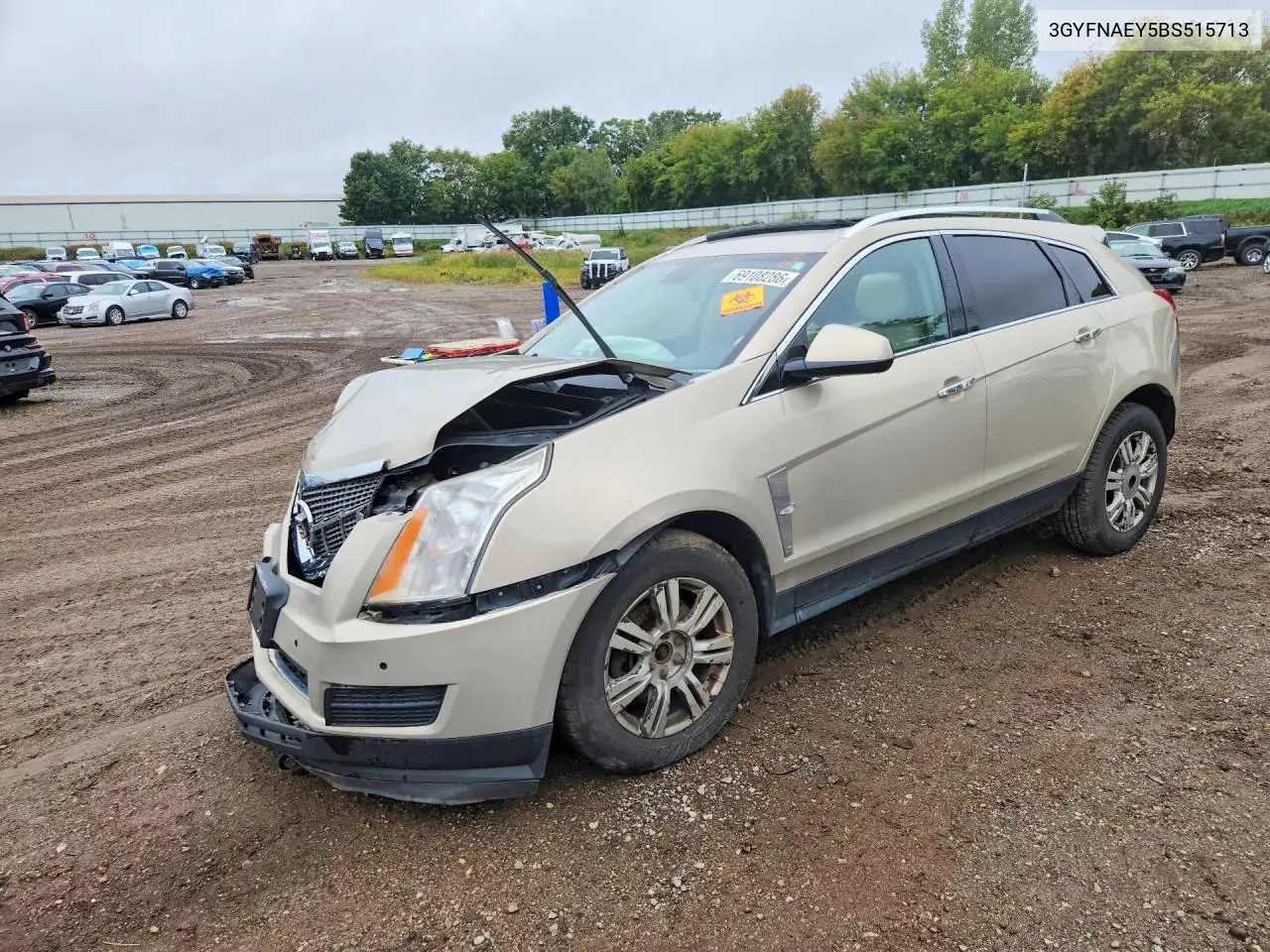 CADILLAC SRX 2011, VIN 3GYFNAEY5BS515713